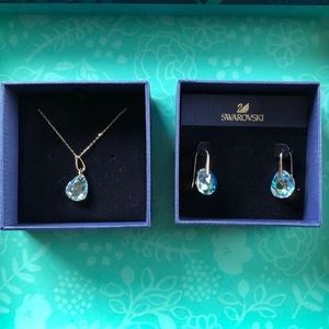 Swarovski Necklace and Earring Set